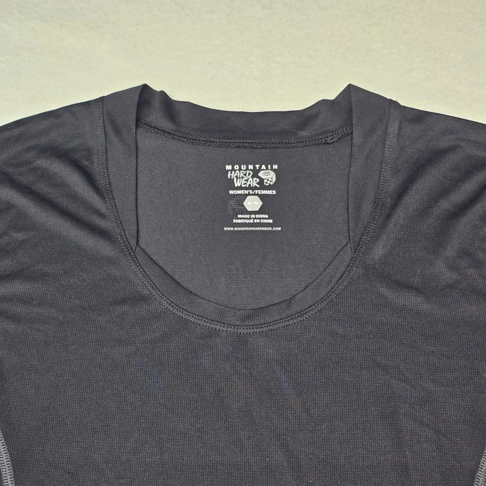 Mountain Hardwear Womens Black Base Layer Long Sleeve Athletic Top Medium